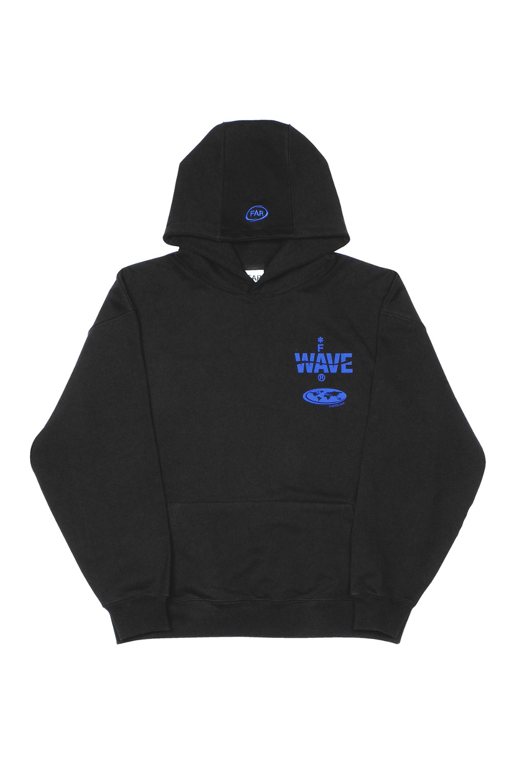 FAR &quot;OUR WAVE&quot; HOODIE_MOONLESS NIGHT (BLACK)